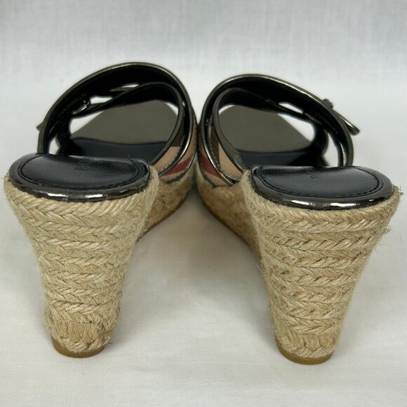 Burberry Canvas Espadrille Heels - Picture 8 of 10